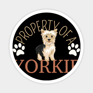 Property Of A Yorkie, Yorkshire Lover Magnet